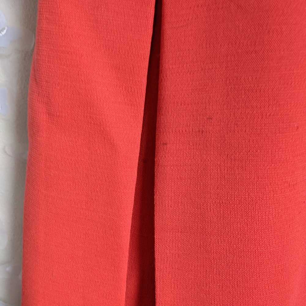 Vintage 1960s Lilli Ann Coral Mod Shift Dress S - Picture 6 of 7